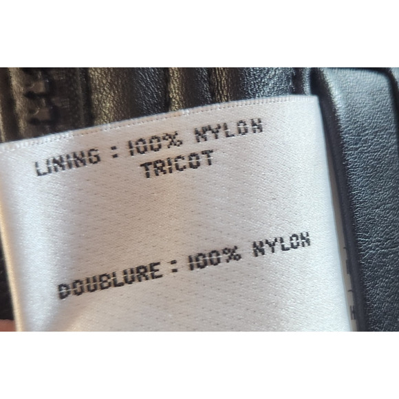 First Gear Women's Black Leather Biker Jacket Sz Lg Lot of Pockets Venting - Picture 12 of 14